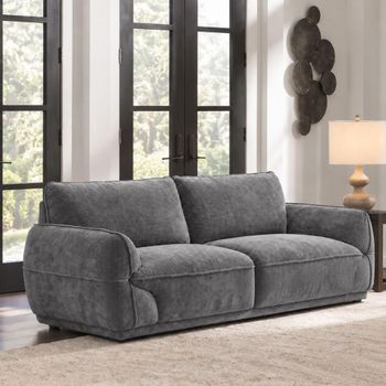 Angelo Sofa - 3 Seater - Grey - Fabric