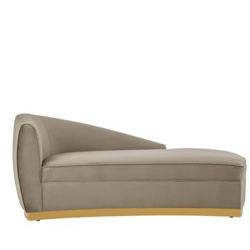 Batix Chaise Left Arm Grey Fabric