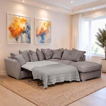 Atlantis Fabric L2S/RFC/FST Corner Sofa - Colours Available