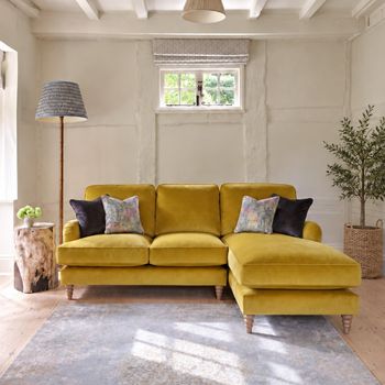 Beatrix Fabric Chaise LH2/RFC Sofa - Colours Available