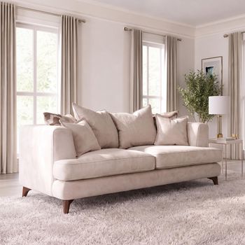 Cancun Fabric 3 Seater Sofa - Colours Available