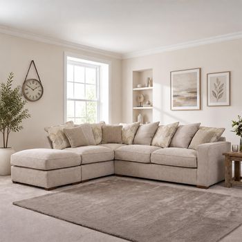 Chicago Fabric FST/LFC/RH2 Corner Sofa - Colours Available
