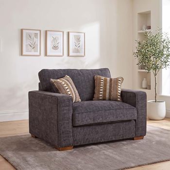 Chicago Fabric Love Chair - Colours Available