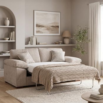 Dexter Fabric 2 Seater Pull Out Sofa Bed - Colours Available