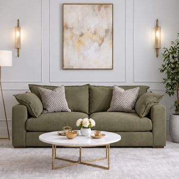Lennox Fabric 3 Seater Sofa - Colours Available