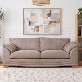 Nicole Fabric 3 Seater Sofa - Colours Available