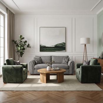 Utopia Fabric 3+1+1 Seater Sofa Set - Colours Available
