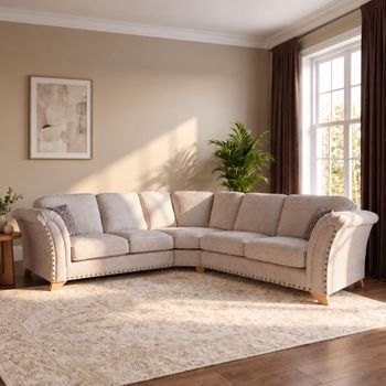 Vesper Fabric LH2/COR/RH2 Corner Sofa - Colours Available