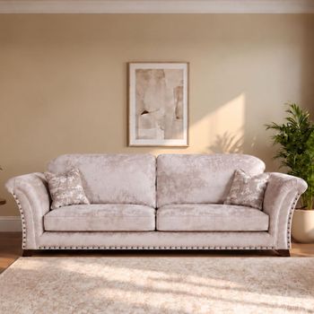 Vesper Fabric 4 Seater Sofa - Colours Available