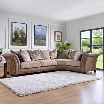 Weston Fabric LH2/COR/RH1 Corner Sofa - Colours Available