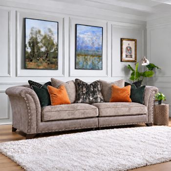 Weston Fabric 4 Seater Sofa - Colours Available