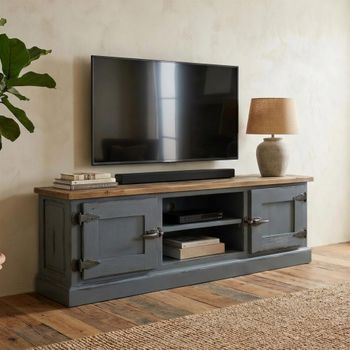 Bishop Grey Painted 140cm 2 Door TV Unit