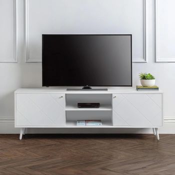 Moritz White 177cm 2 Door TV Unit