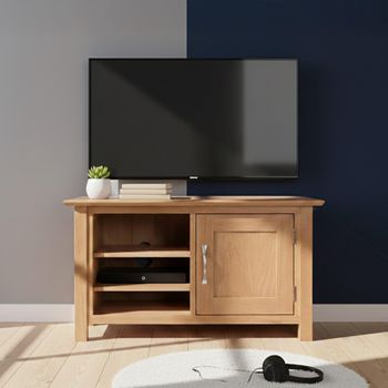 Nimbus Oak 90cm 1 Door Small TV Unit