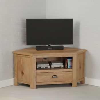 Kilmore Oak 1 Drawer Corner TV Unit