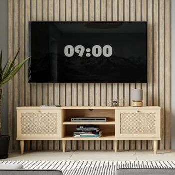 Calasetta Rattan 159cm 2 Door TV Unit
