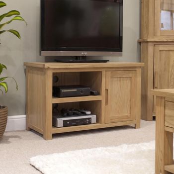 Moderna Oak 1 Door TV Unit