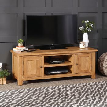 Appleby Petite Oak 121cm 2 Door Small TV Unit
