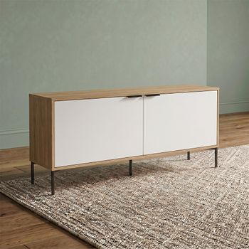 Helga Oiled Oak 2 Drawer TV Unit - Sizes Available