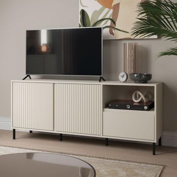 Avenale Cashmere 157.8cm 2 Door 1 Drawer TV Cabinet