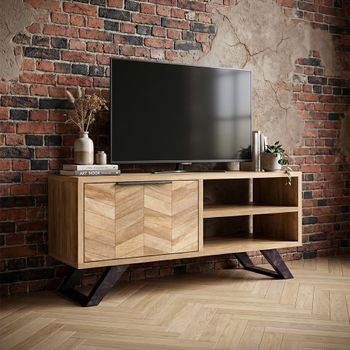Agra Parquet 95cm 1 Door TV Unit