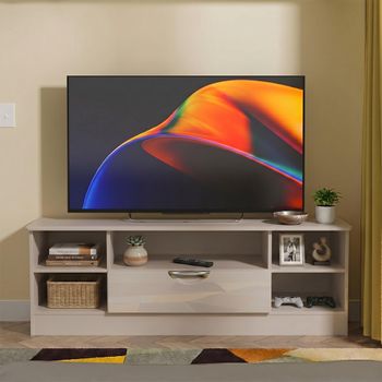 Camden Cashmere 145cm 1 Drawer Wide TV Unit