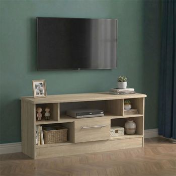 Knightsbridge Oak 110cm 1 Drawer TV Unit
