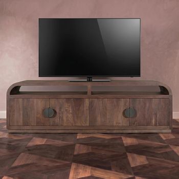 Baldwin Mango Wood 4 Door Medium TV Unit