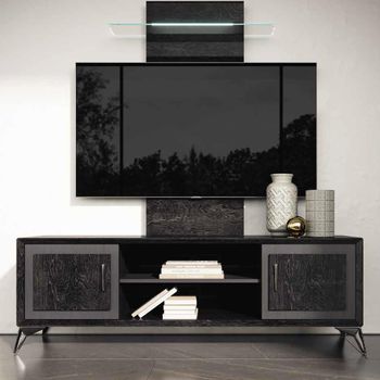 Krystal Italian Birch Gloss 2 Door Large TV Unit
