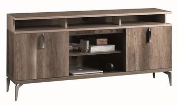 Matera Italian Wood Grain Gloss 2 Door TV Unit