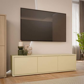Alice Springs Butter Yellow 154.2cm 3 Door TV Cabinet