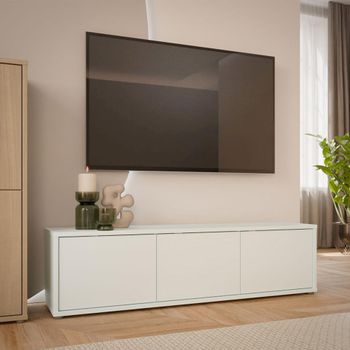 Alice Springs Light Grey 154.2cm 3 Door TV Cabinet