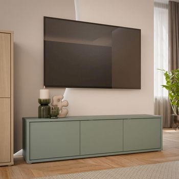 Alice Springs Sage Green 154.2cm 3 Door TV Cabinet