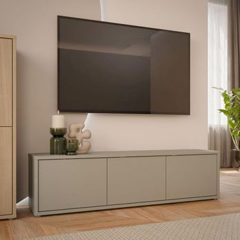 Alice Springs Taupe 154.2cm 3 Door TV Cabinet