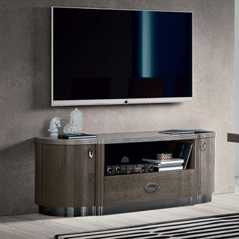 Armonia Italian Silver Birch 2 Door 1 Drawer TV Unit