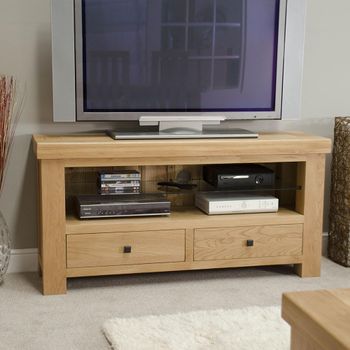 Bordeaux Oak 2 Drawer TV Unit