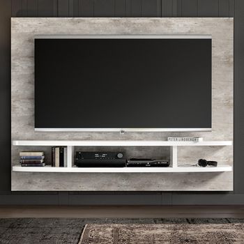 Concrete Extra Large TV Wall Unit