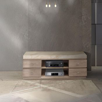 Goya Marble Top 185cm 4 Drawer Large TV Unit - Sizes Available