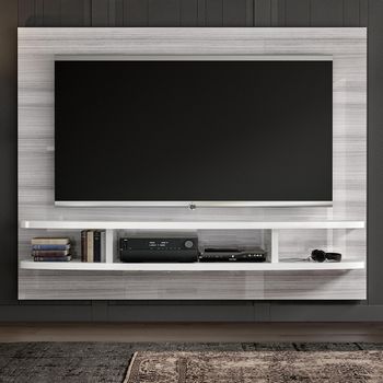 Grey Oak Extra Large TV Wall Unit