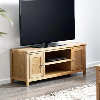 Mallory Oak 127cm 2 Door TV Unit