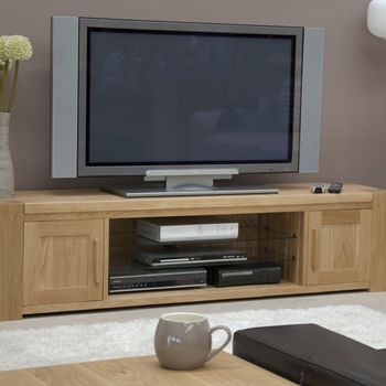 Trend Oak Plasma 2 Door TV Unit