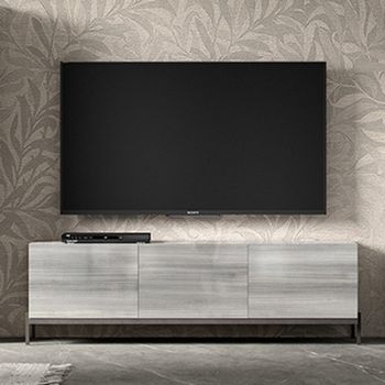 Mia Grey 185cm 3 Door TV Unit