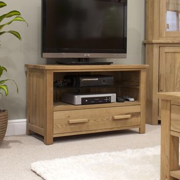 Opus Oak 1 Drawer TV Unit
