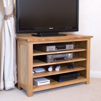 Opus Oak Corner TV Unit
