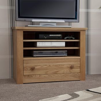 Torino Oak 1 Drawer TV Unit