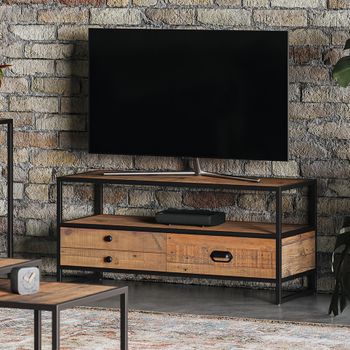 Ooki Reclaimed Wood 3 Drawer TV Unit