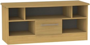 Sherwood Oak 110cm 1 Drawer TV Unit