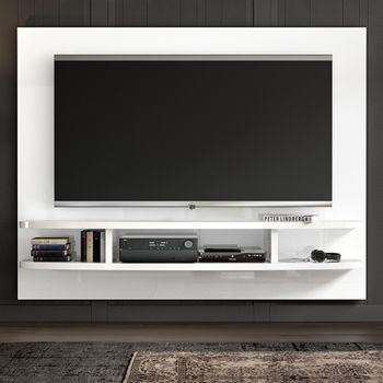 White Extra Large TV Wall Unit
