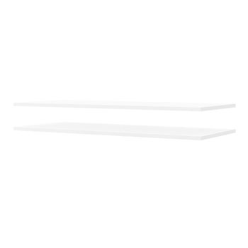 Set of 2 Sprint White Wall Shelf