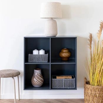 Horne Dark Grey Wall Shelf